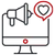 AI Advertising & Retargeting Icon