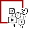 Social Media Management Icon