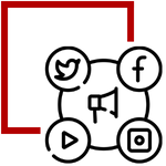 Icon for Social Media Advertising