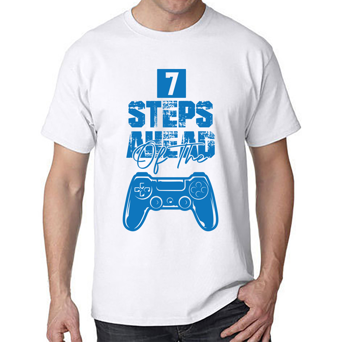 T Shirts Design 7 steps ahead