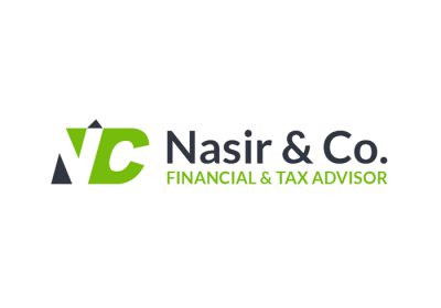logo design nasir & co. financial & tax advisor