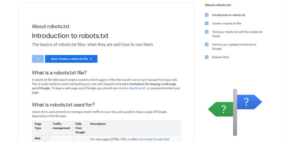 how to create a robots.txt file